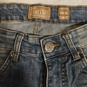 Stiches & Rivets Jeans Slim Fit Size 30